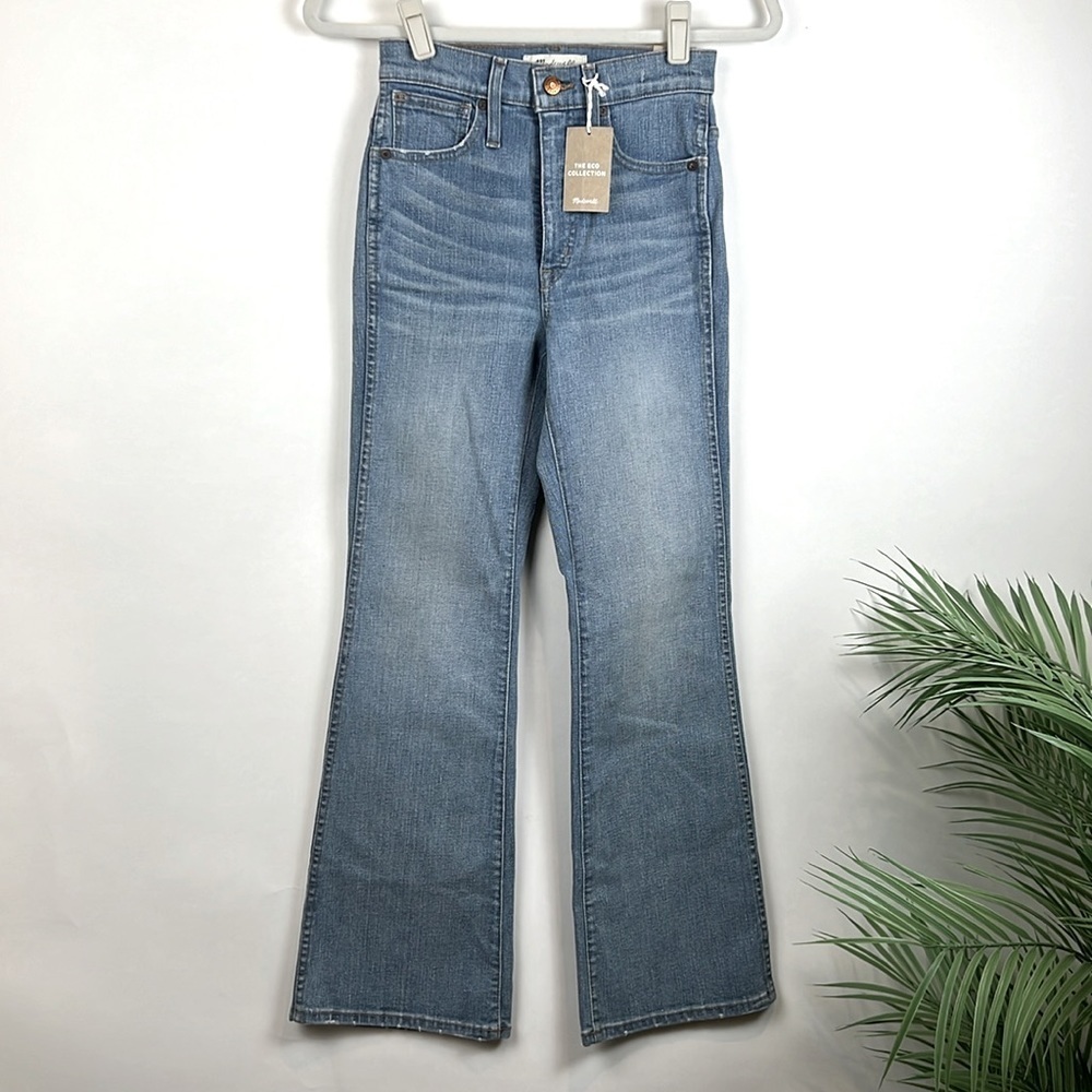 Madewell Denim Flare Jeans in Light Blue